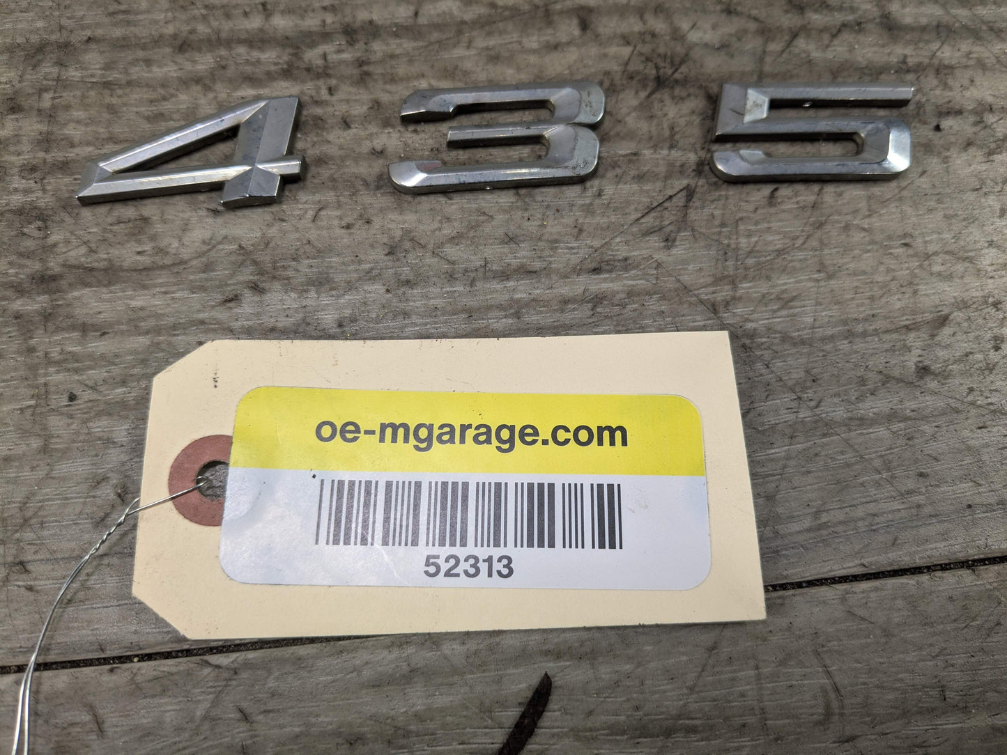 14-20 OEM BMW F32 F33 F36 Trunk Lid Emblem Letters 435