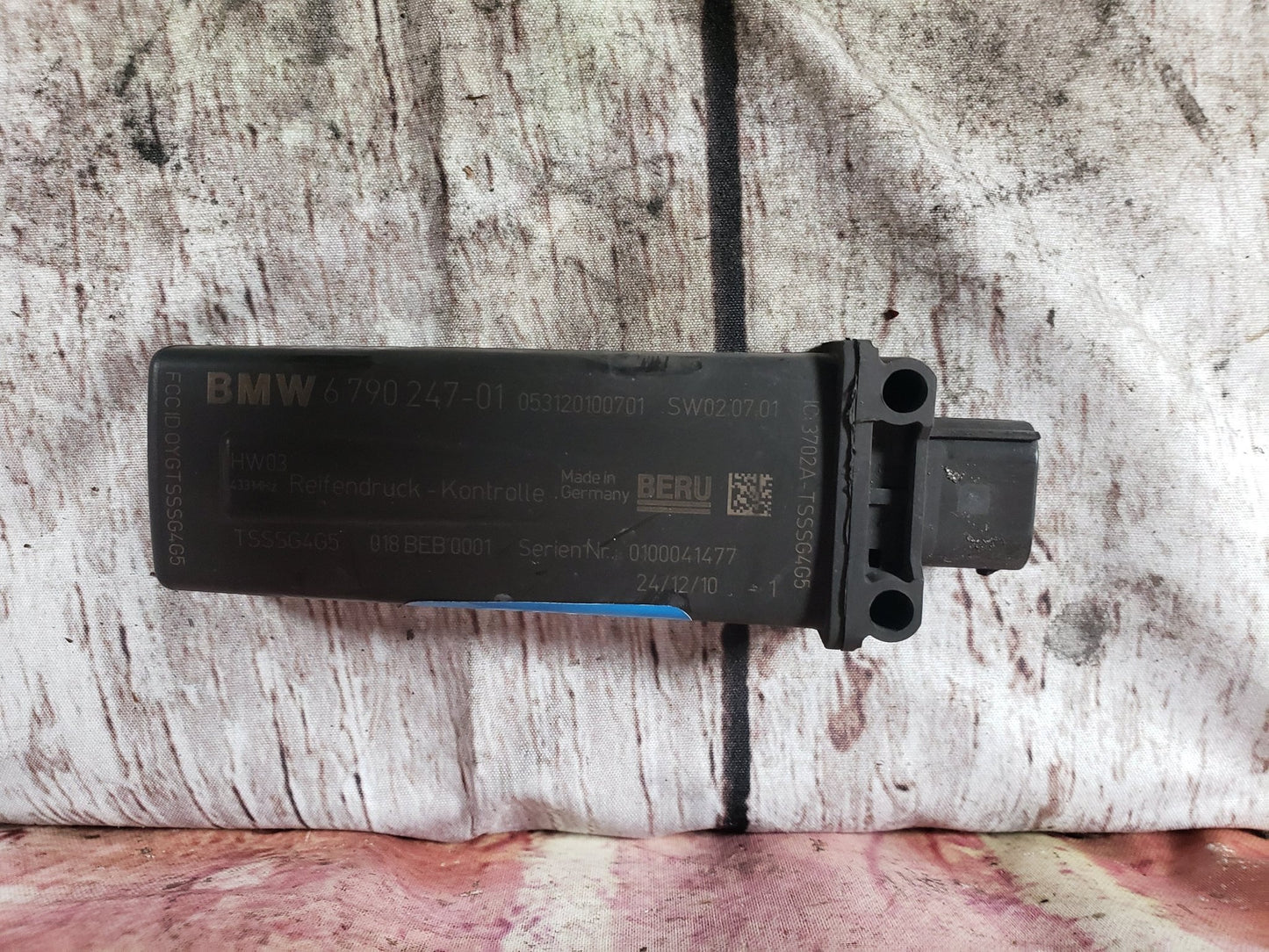 BMW 11-13 F10 528i Tire Pressure Monitor Sensor Control Module Pre LCI