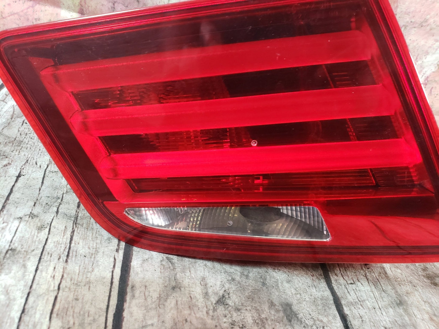 11-13 OEM BMW F10 528 535 550 M5 Rear Driver Left Side Inner Trunk Tail Light
