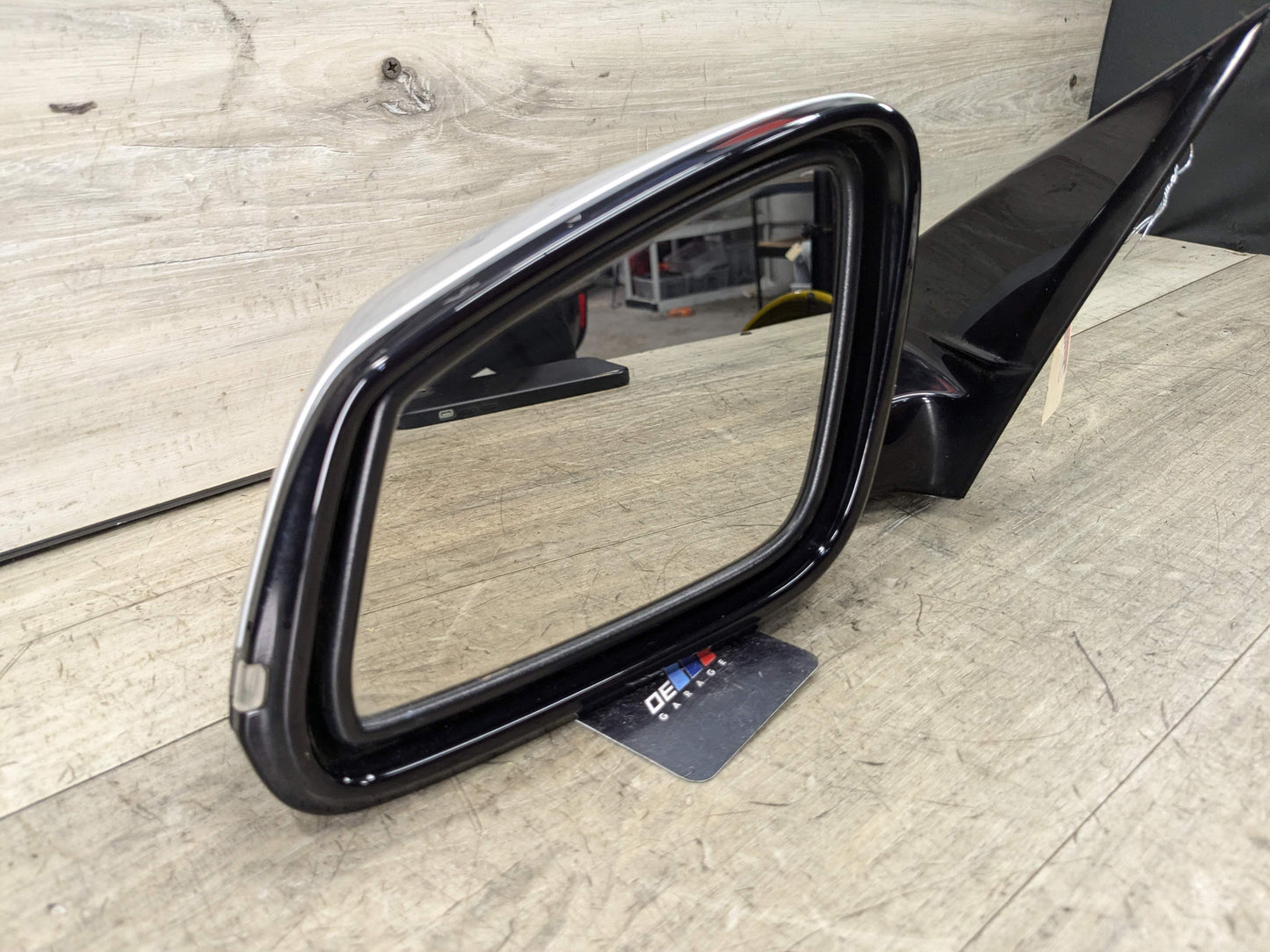 12-18 OEM BMW F30 F31 335 Left Driver Side Mirror Assembly Auto Dip Silver