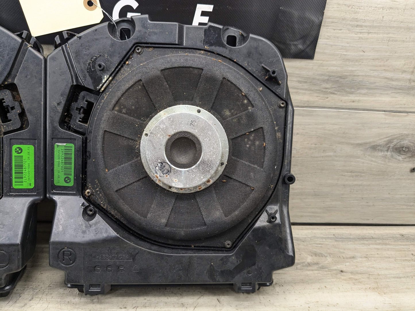 OEM BMW F10 528 535 550 M5 Sub Subwoofers Audio Speaker BANG & OLUFSEN Pair