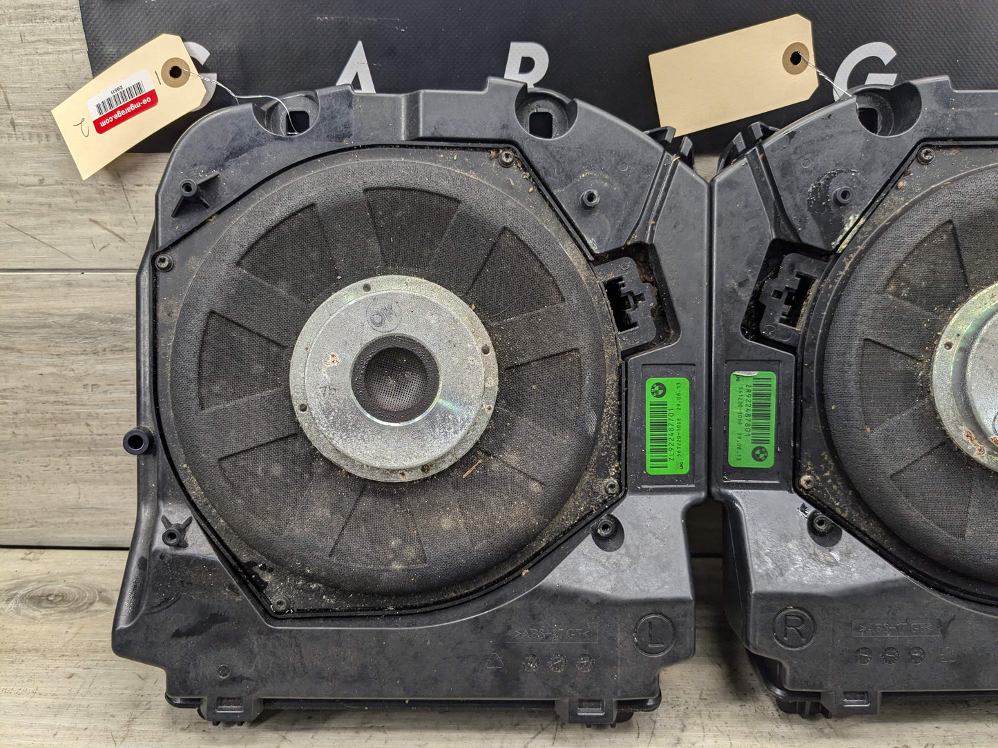 OEM BMW F10 528 535 550 M5 Sub Subwoofers Audio Speaker BANG & OLUFSEN Pair