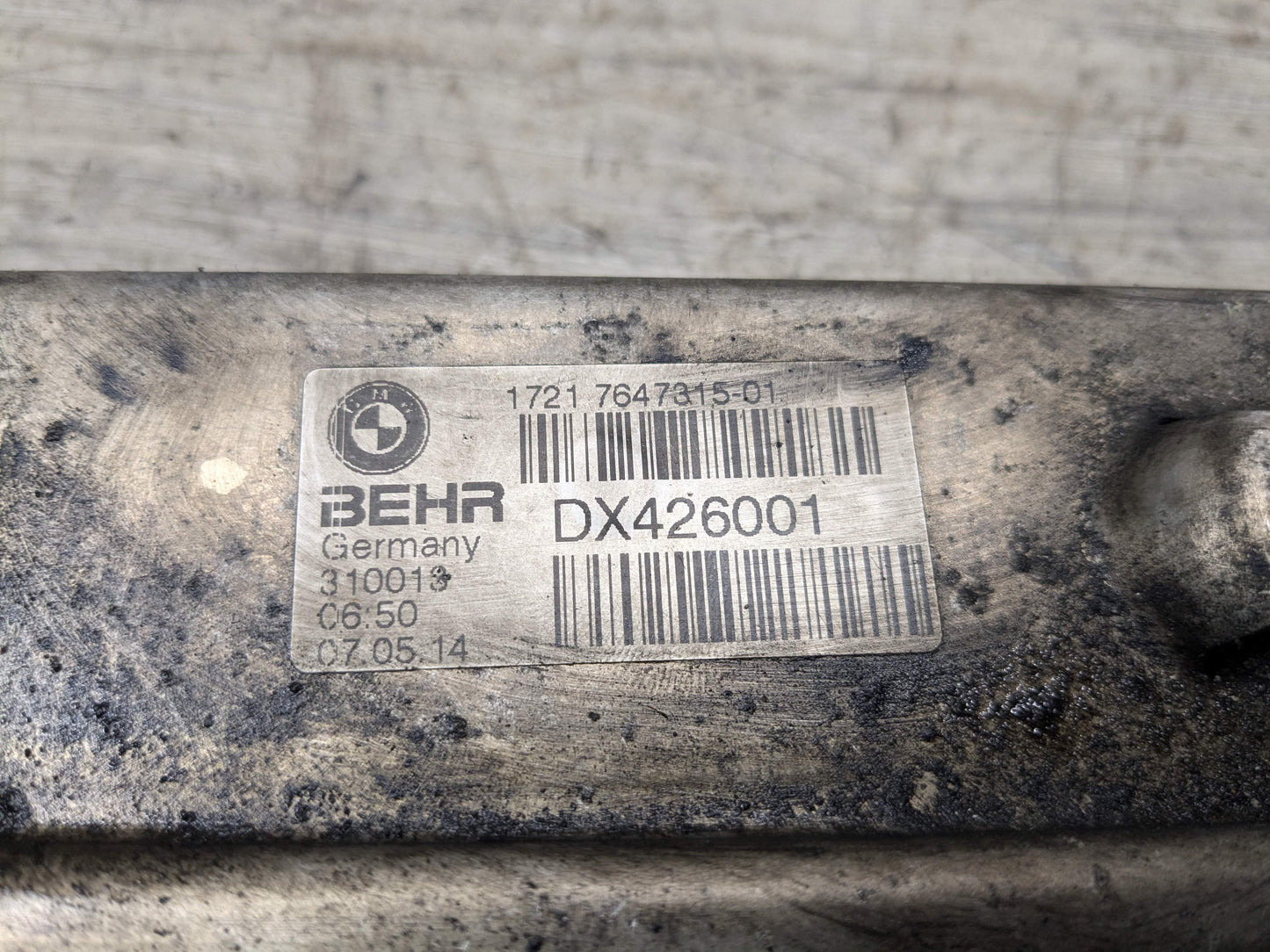 07-19 OEM BMW E70 E71 F15 F16 X5 X6 Auto Transmission Oil Cooler Heat Exchanger
