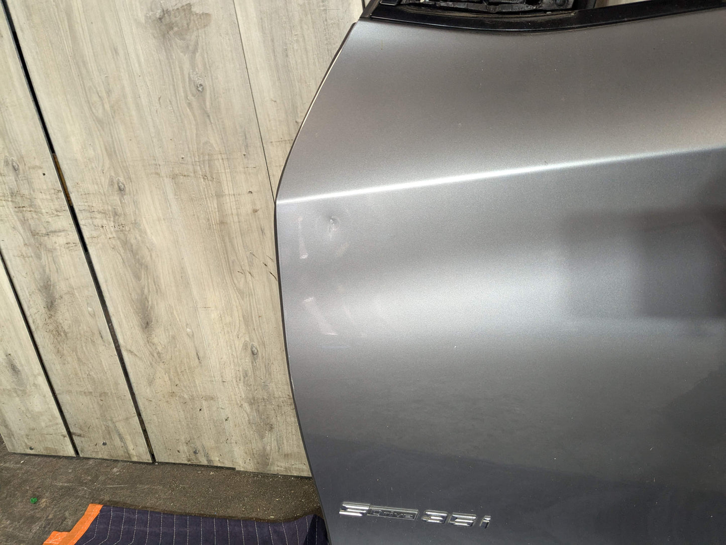 14-18 OEM BMW F15 X5 F85 X5M Front Left Driver Door Shell Panel Gray A52