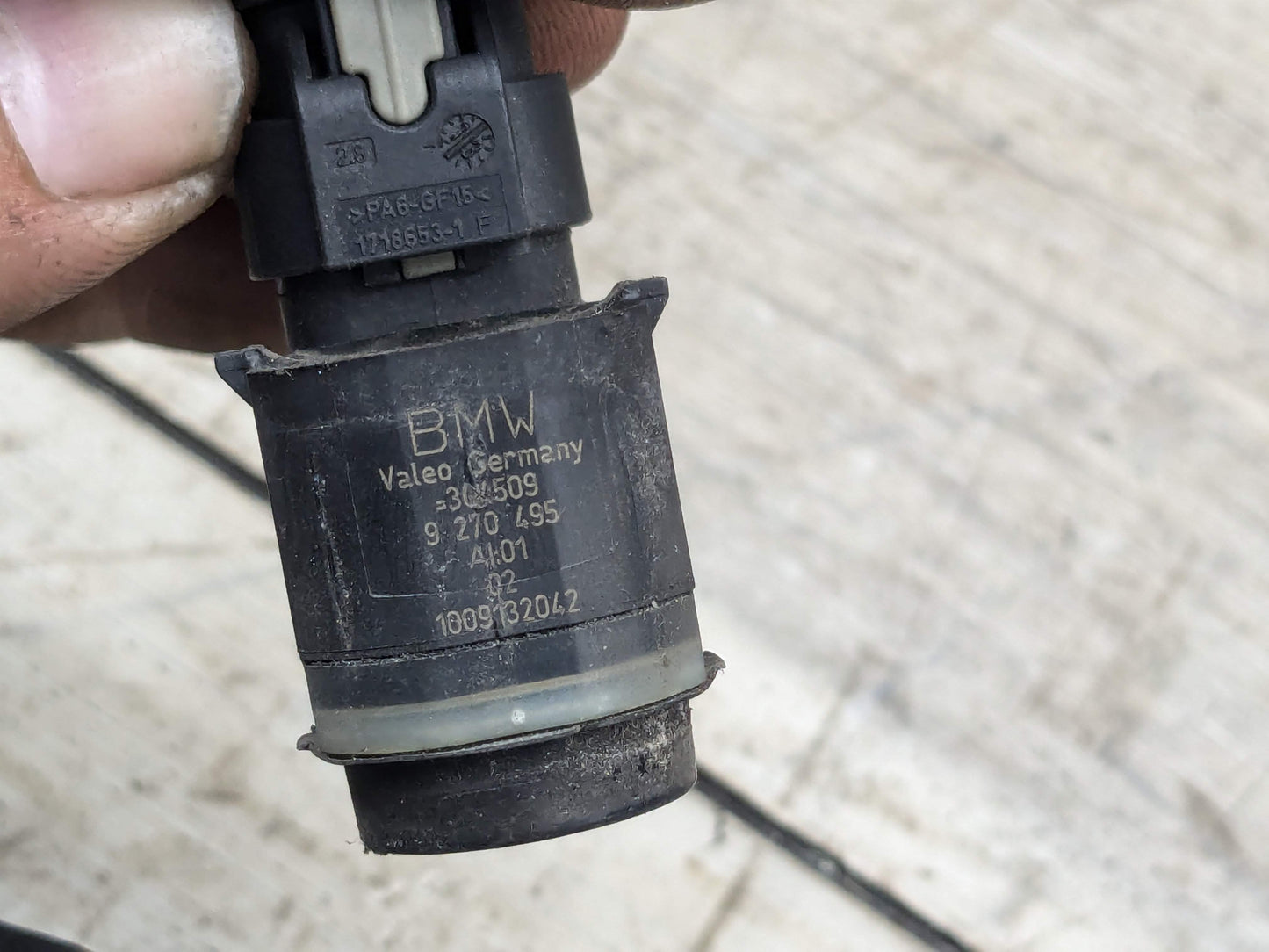 14-16 OEM BMW F10 M5 REAR Parking Distance Sonic Sensors PDC Harness