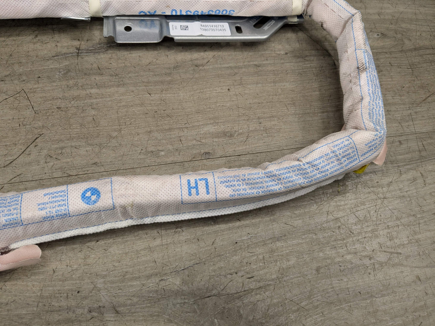 10-15 OEM BMW F02 F04 740 750 Left Driver Top Roof Head Air Bag Airbag Curtain