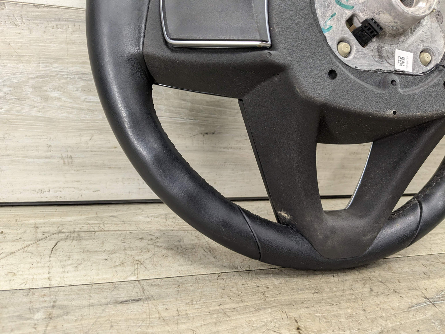 *PEELING* 21-24 OEM BMW G30 540 Steering Wheel Black Leather w/ Shifters