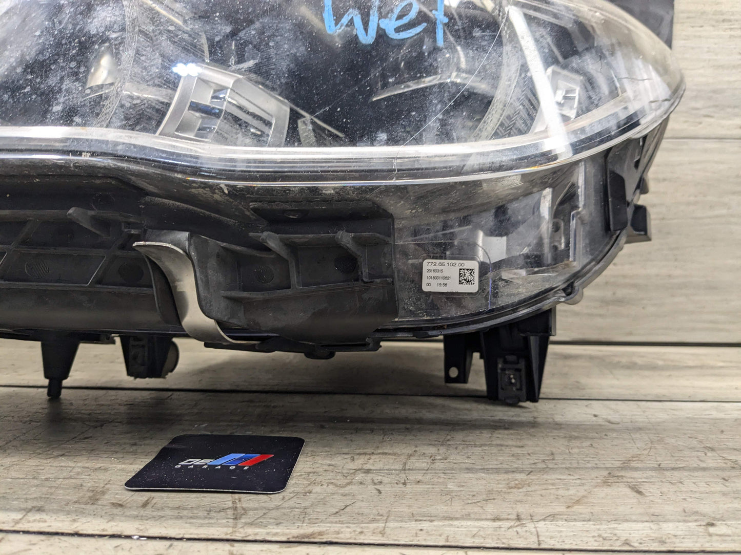 *FOR PARTS* 16-19 OEM BMW G11 G12 740 750 Left Driver Side Adaptive LED Headlight