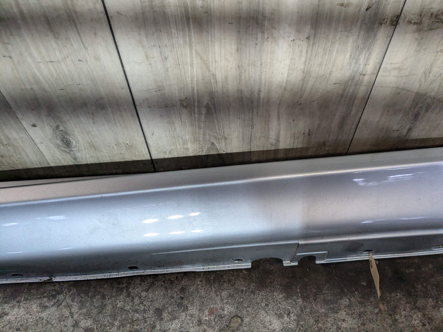 10-14 OEM BMW E71 X6M Left Driver Side Skirt Rocker Panel Trim Silver