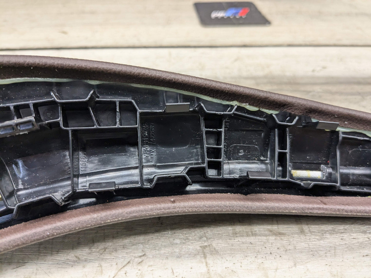 OEM BMW G01 X3 Front Rear Left Driver Door Panel Grab Pull Handle Trim Brown