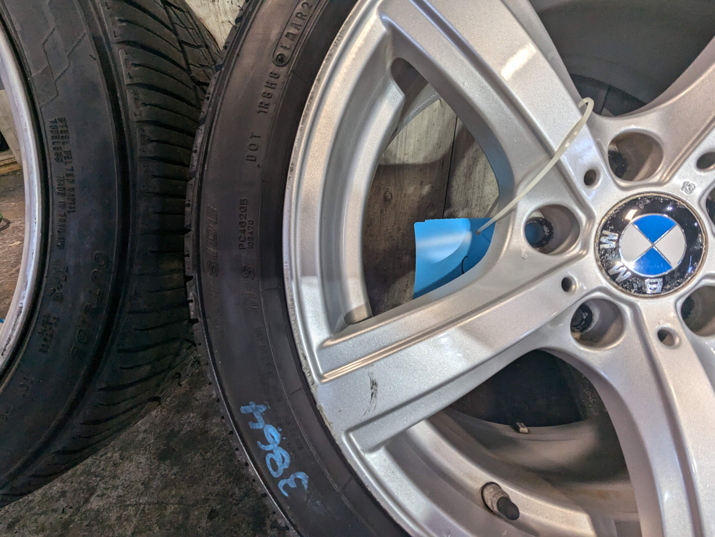 CURB RASH* OEM BMW E89 Z4 Wheels Rims Silver 17x8 ET:29 Star Spoke Style 290 SET