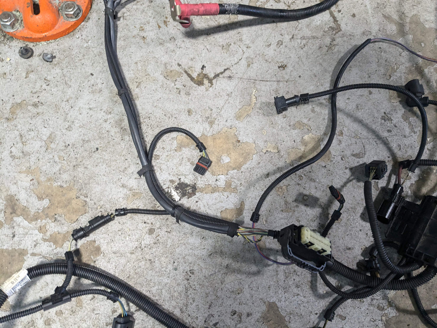 OEM BMW E90 E92 E93 N55 Engine Transmission Wiring Wire Harness SET