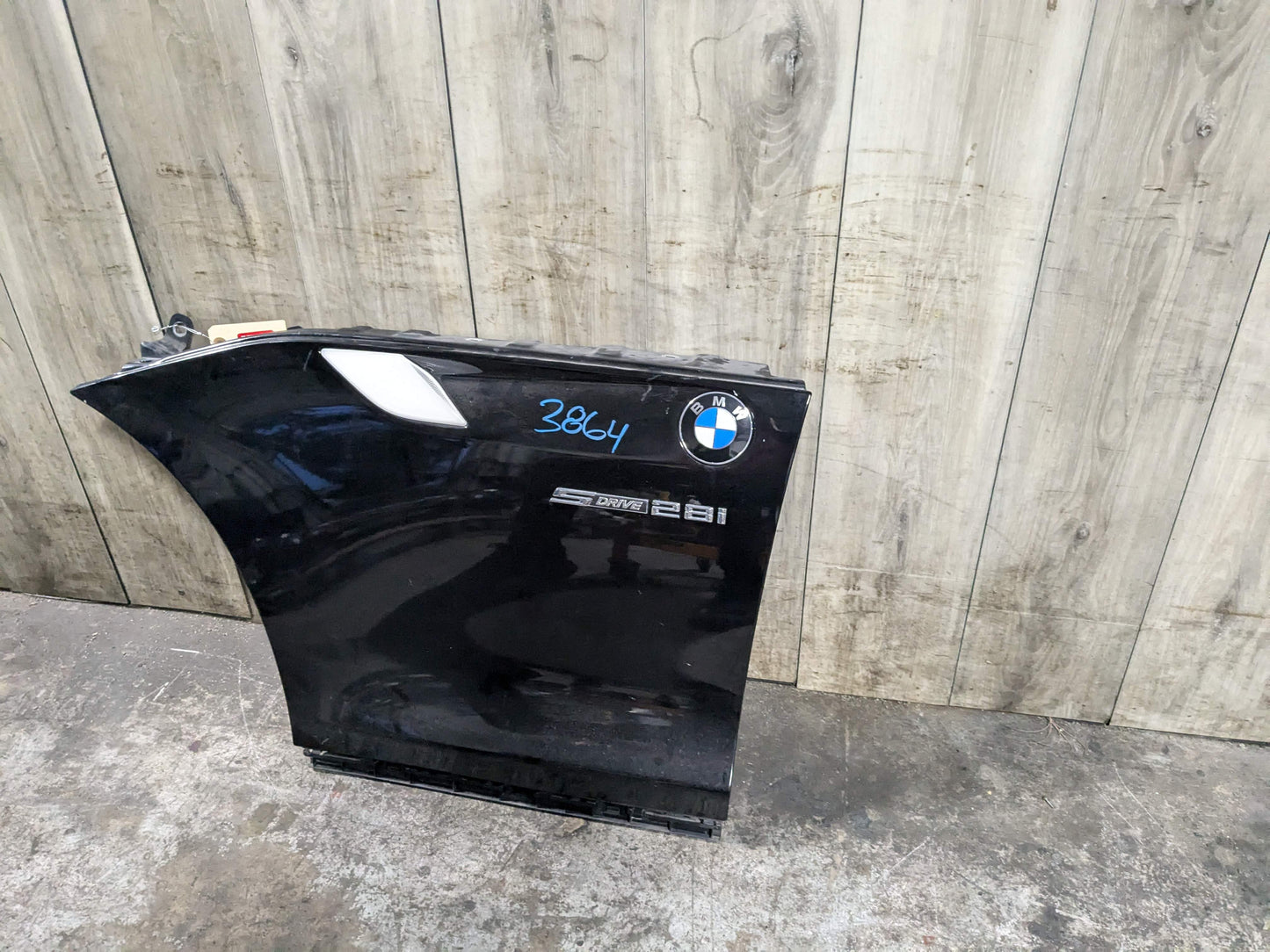 09-13 OEM BMW E89 Z4 35i Front Left Driver Side Fender Panel Shell Black 668