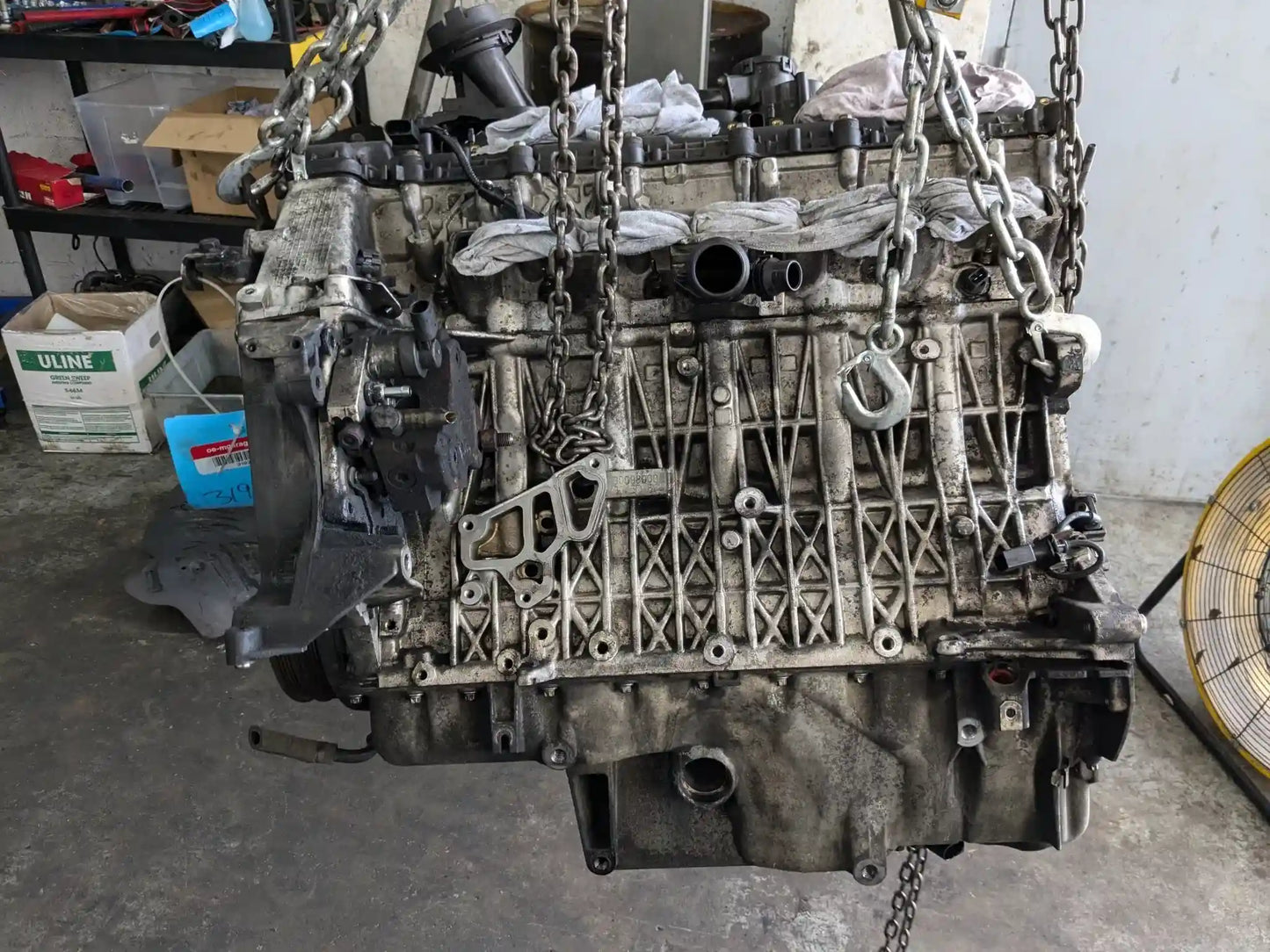 *NOTE* 09 -13 BMW X5 E70 M57Y DIESEL Engine Motor Long Block *NOTE*