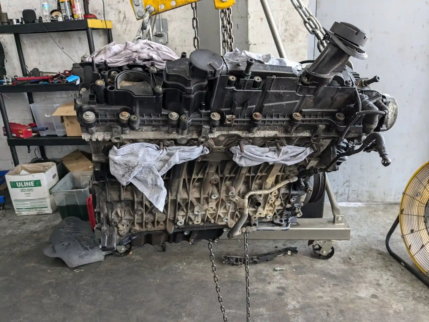 *NOTE* 09 -13 BMW X5 E70 M57Y DIESEL Engine Motor Long Block *NOTE*