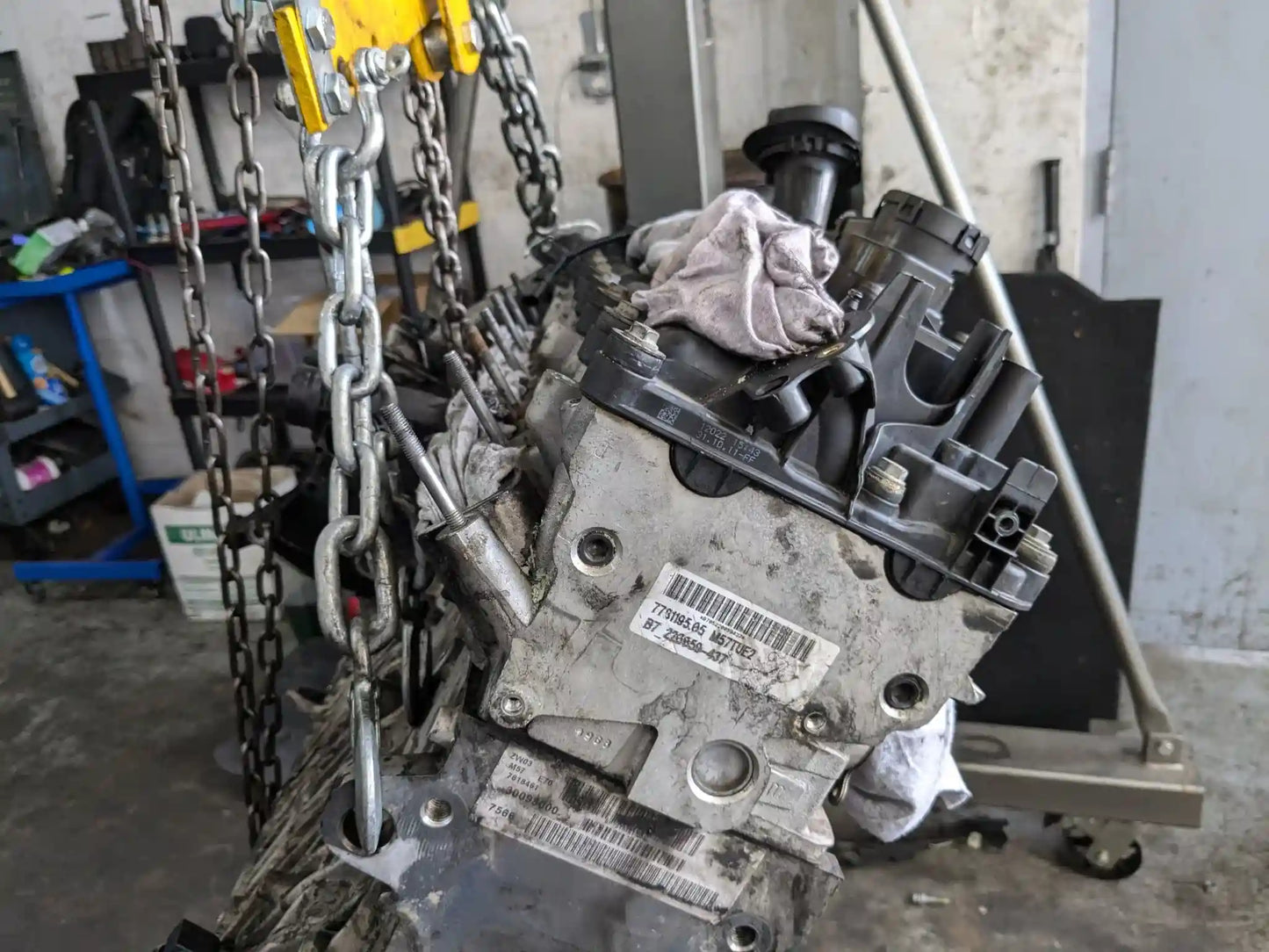 *NOTE* 09 -13 BMW X5 E70 M57Y DIESEL Engine Motor Long Block *NOTE*