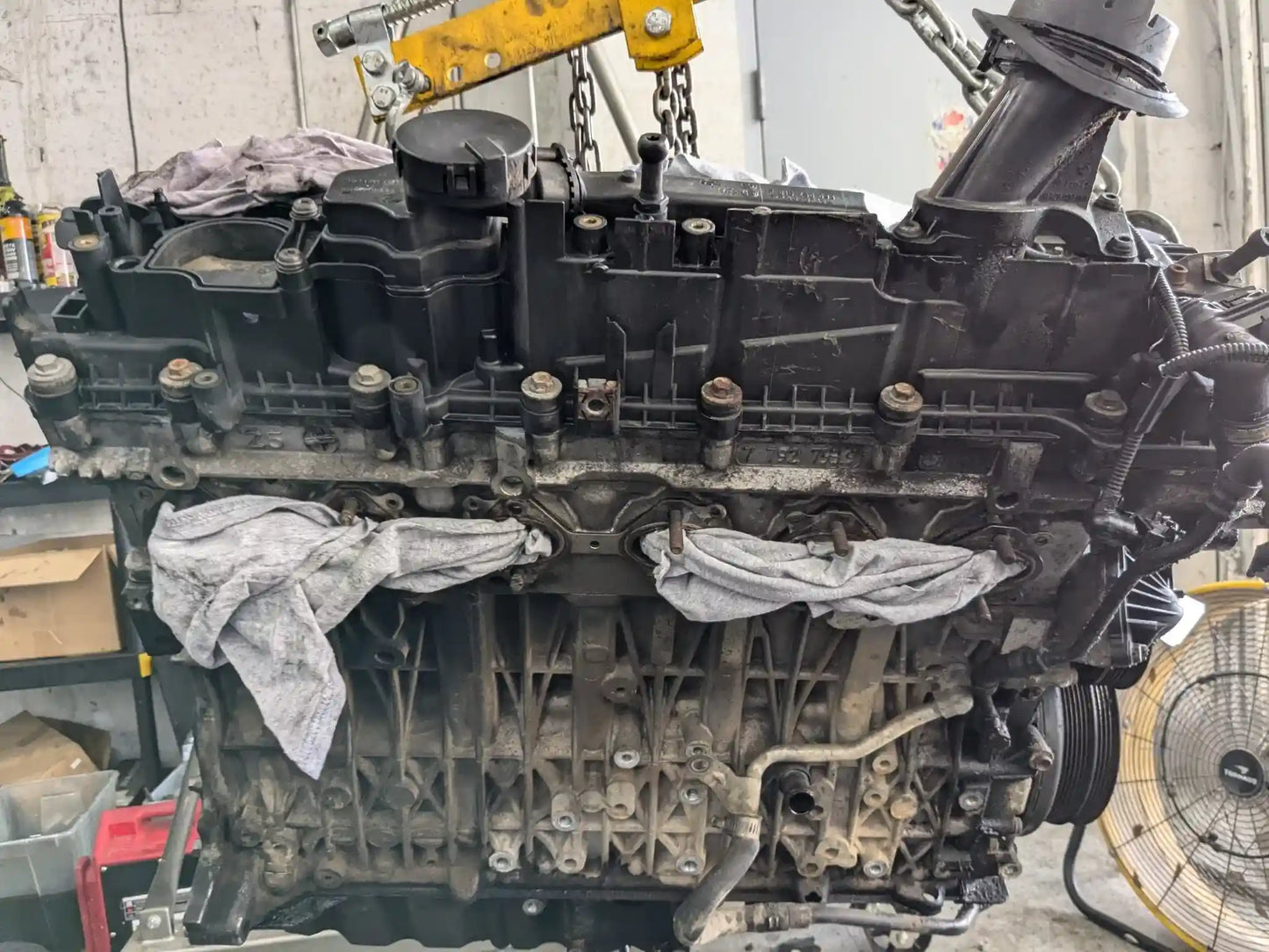 *NOTE* 09 -13 BMW X5 E70 M57Y DIESEL Engine Motor Long Block *NOTE*