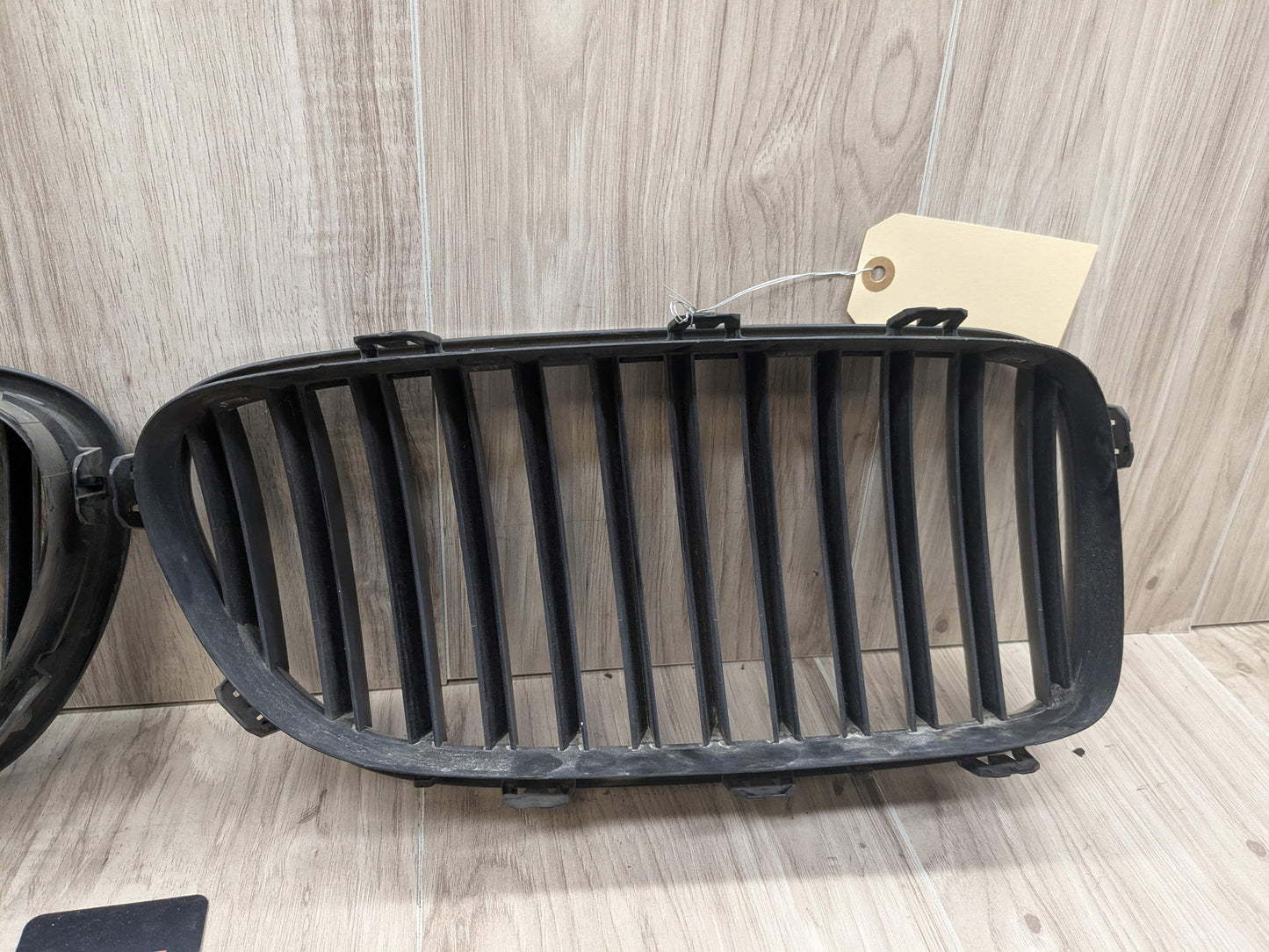 OEM BMW F10 528 535 550 Front Left Right Side Bumper Chrome Grille Insert SET
