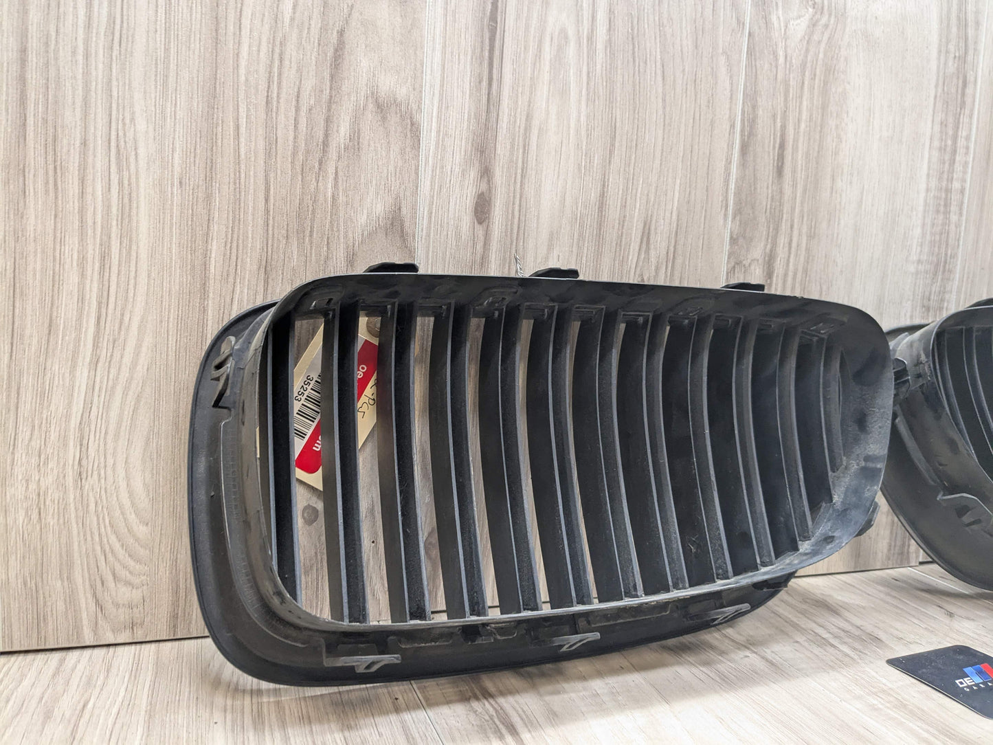 OEM BMW F10 528 535 550 Front Left Right Side Bumper Chrome Grille Insert SET