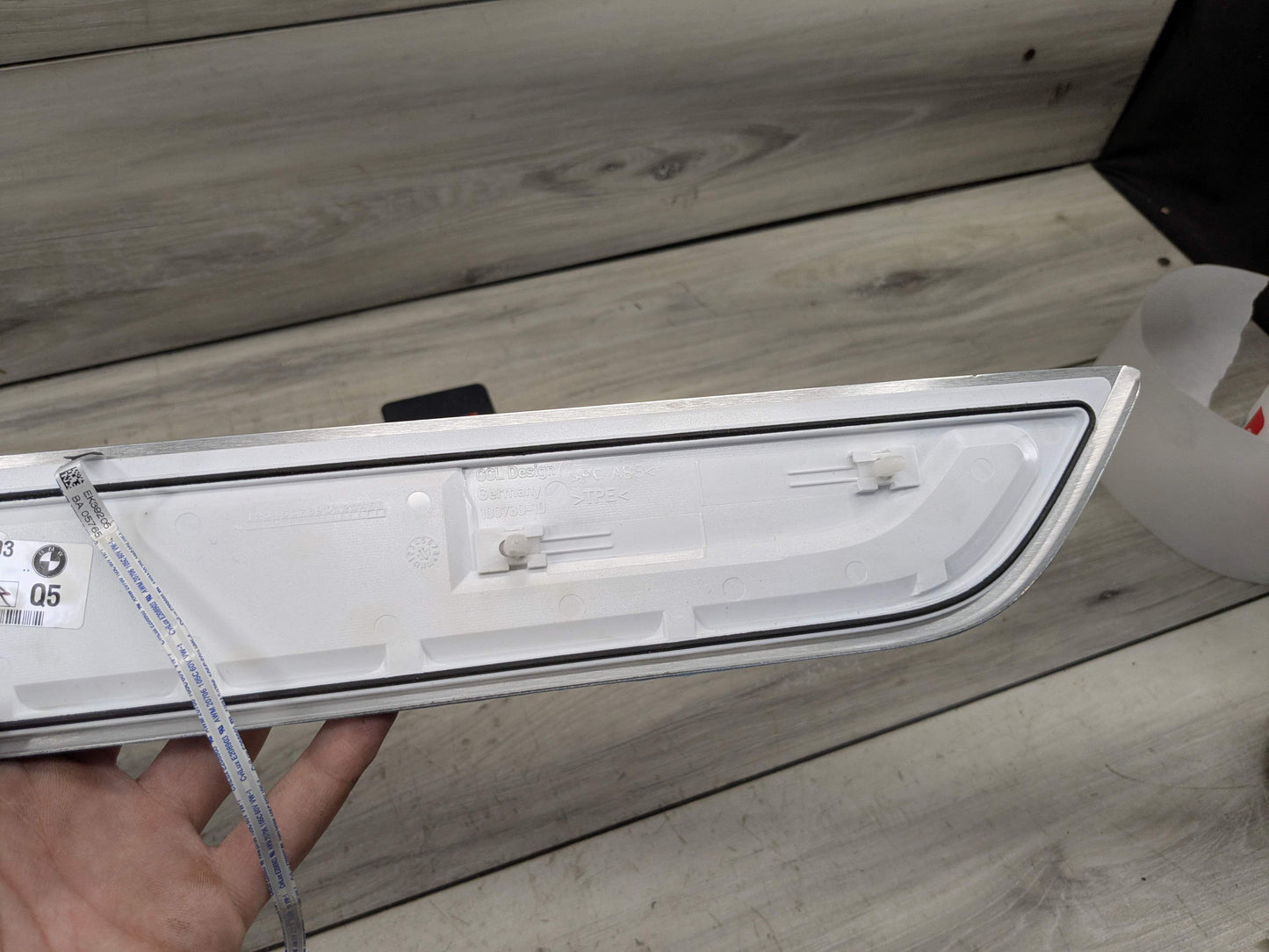 16-22 OEM BMW G11 G12 Front Right Passenger Door Sills M Trim Illuminated Entry