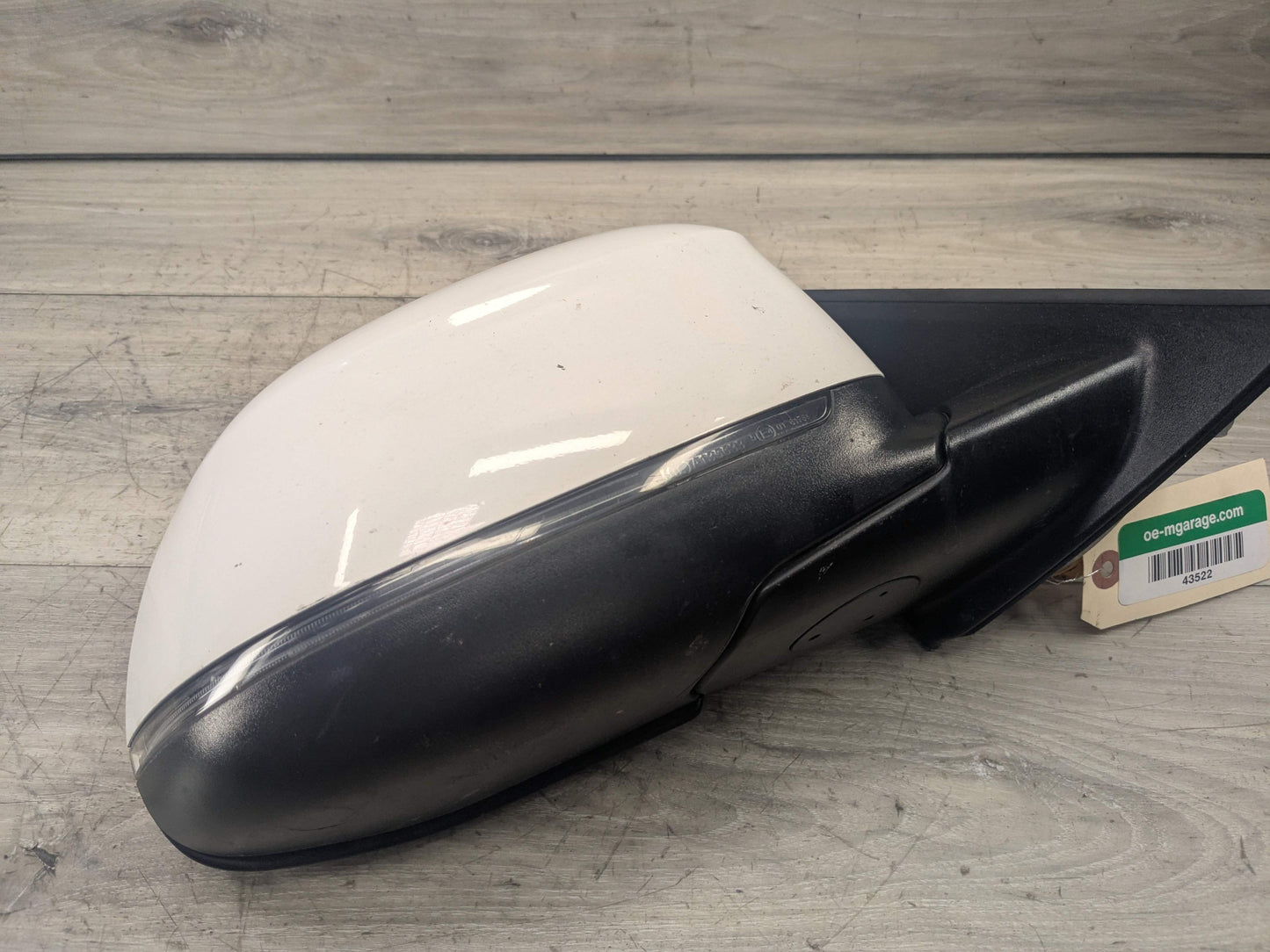 15-17 OEM BMW F25 X3 Right Passenger Side Mirror Assembly Heated Auto Dip White