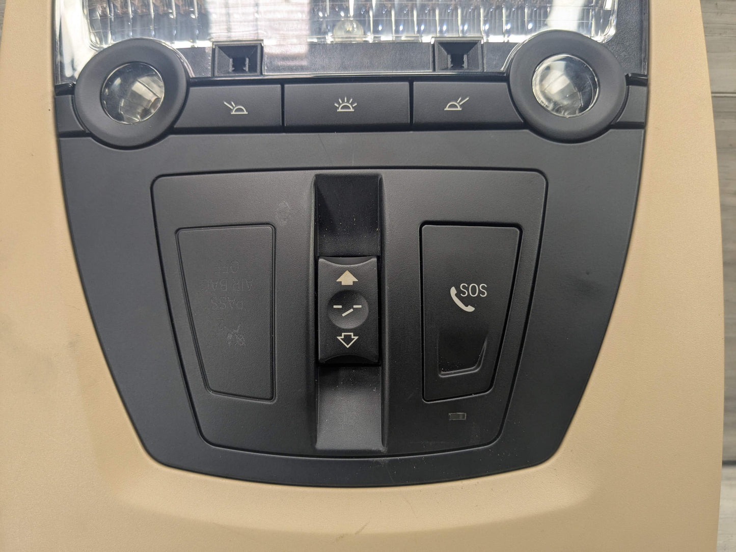 OEM BMW F02* F10* F25 F26 X3 Roof Console Dome Light Sunroof Switch Beige