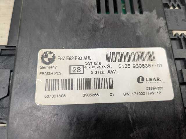 11-13 OEM BMW E92 E93 LCI 335i M3 AHL FRM 3R Footwell Light Control Module