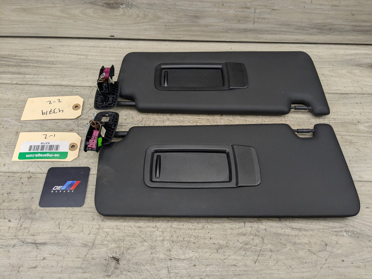 19-25 OEM BMW G20 G80 330 M340 M3 Left Right Side Interior Sun Visor Black SET