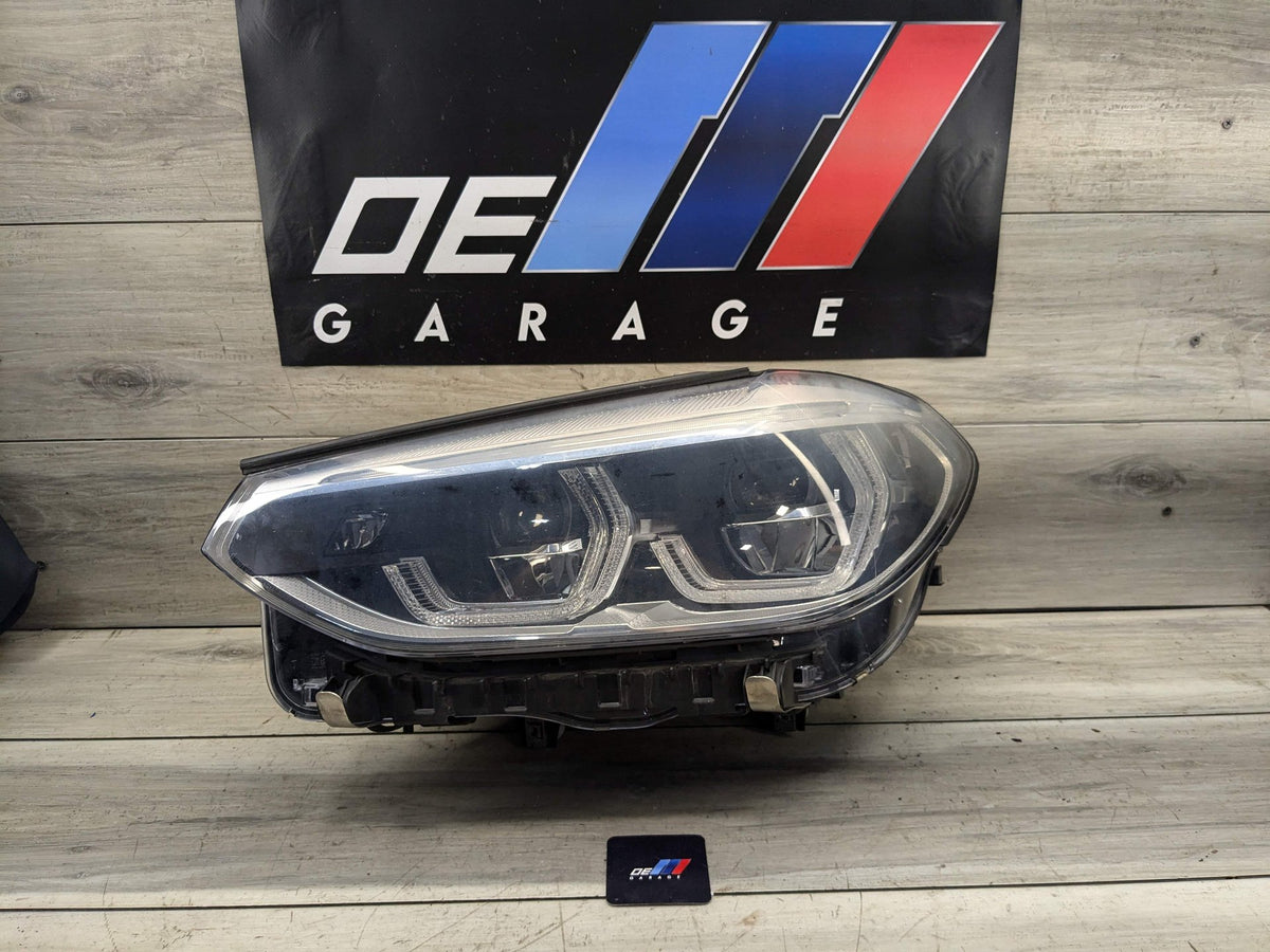 2019 BMW X3 G01 Front Left Driver Headlight w/ Modules SET 8739657 18-21 OEM BMW G01 G02 F97 F98 X3 X4 X3M Left Driver Adaptive Full LED Headlight OEM