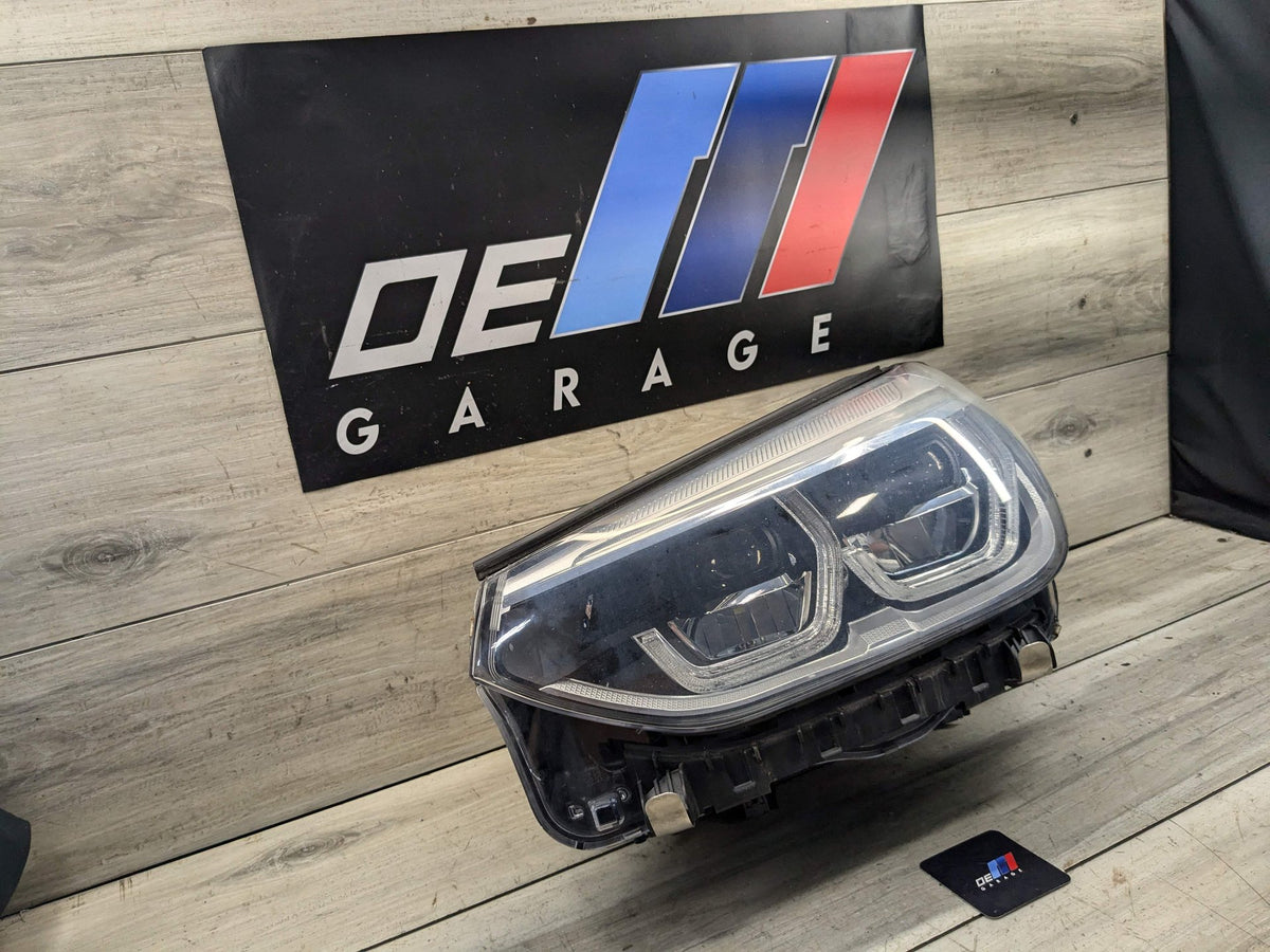 2019 BMW X3 G01 Front Left Driver Headlight w/ Modules SET 8739657 18-21 OEM BMW G01 G02 F97 F98 X3 X4 X3M Left Driver Adaptive Full LED Headlight OEM