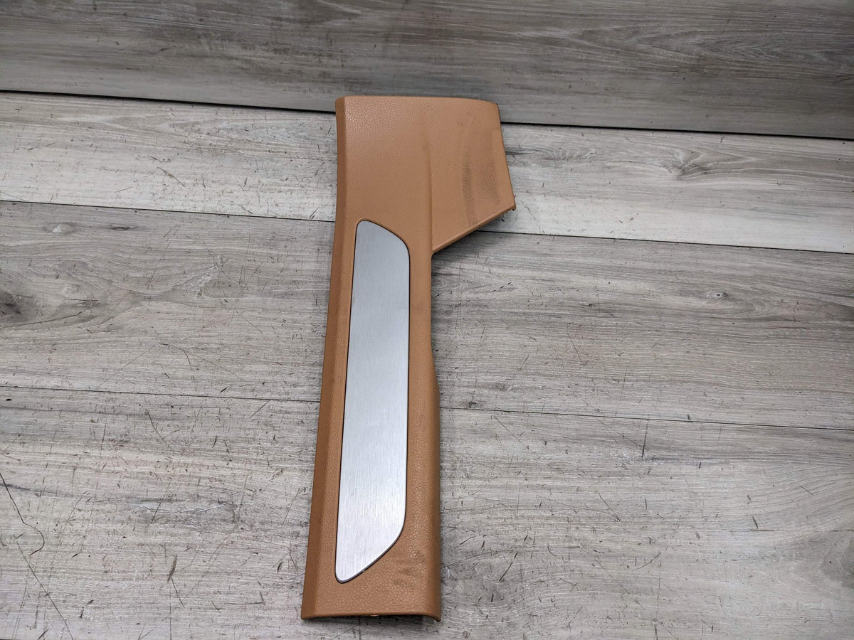 10-16 OEM Porsche Panamera Rear Right Door Sill Trim Beige