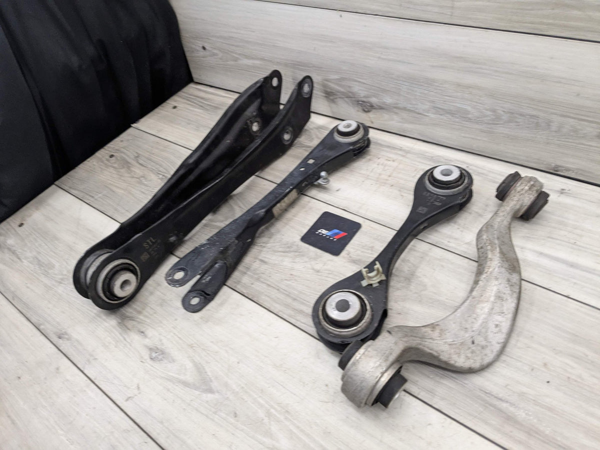 18-24 OEM BMW G01 G02 X3 REAR Right Passenger Side Upper Lower Control Arm SET