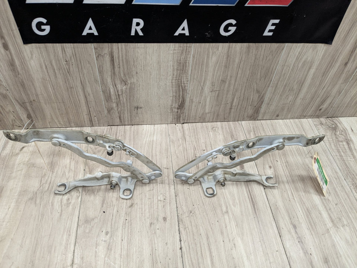 03-08 OEM BMW E85 Z4 Rear Left Right Trunk Lid Hinges PAIR White 300