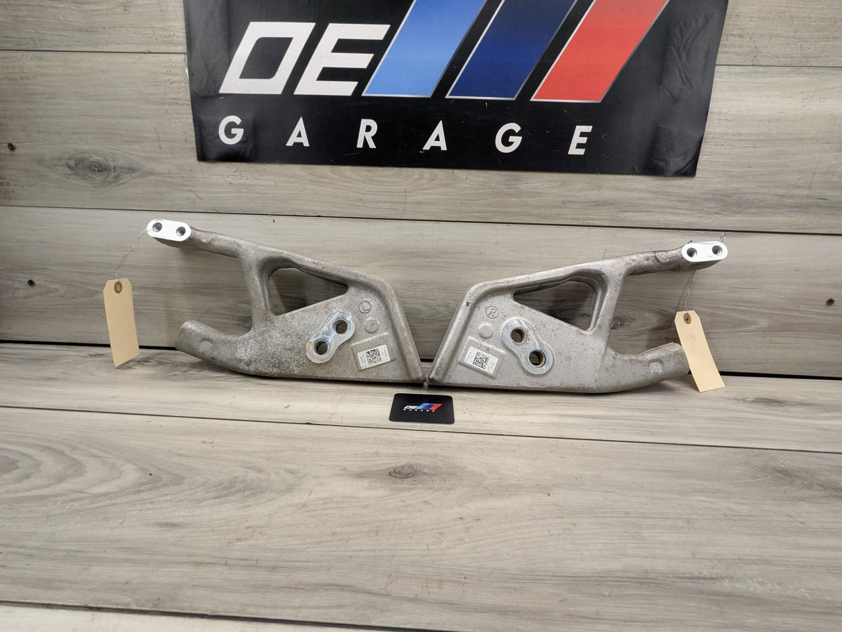 19-25 OEM BMW G05 X5 G06 X6 Front Left Right Suspension Crash Wedge Brace PAIR