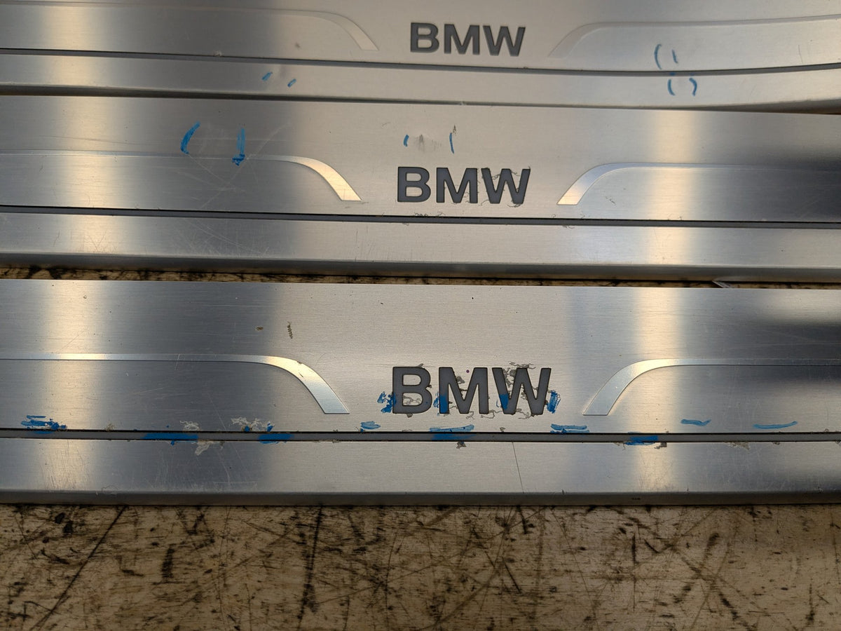 2016-2019 BMW 750i G12 Scuff Plate Door Sill SET 7369888 OEM