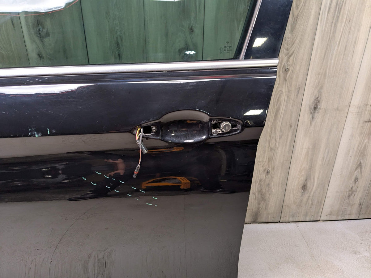 2017 BMW X6 F16 Front Left Driver Door Shell Panel Black SCHWARZ II (668)