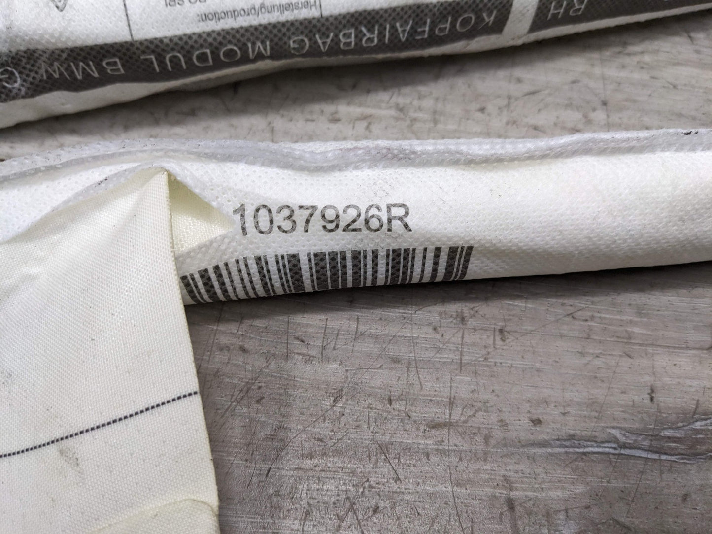 16-22 OEM BMW G12 740 750 M760 Right Passenger Roof Head Air Bag Airbag Curtain