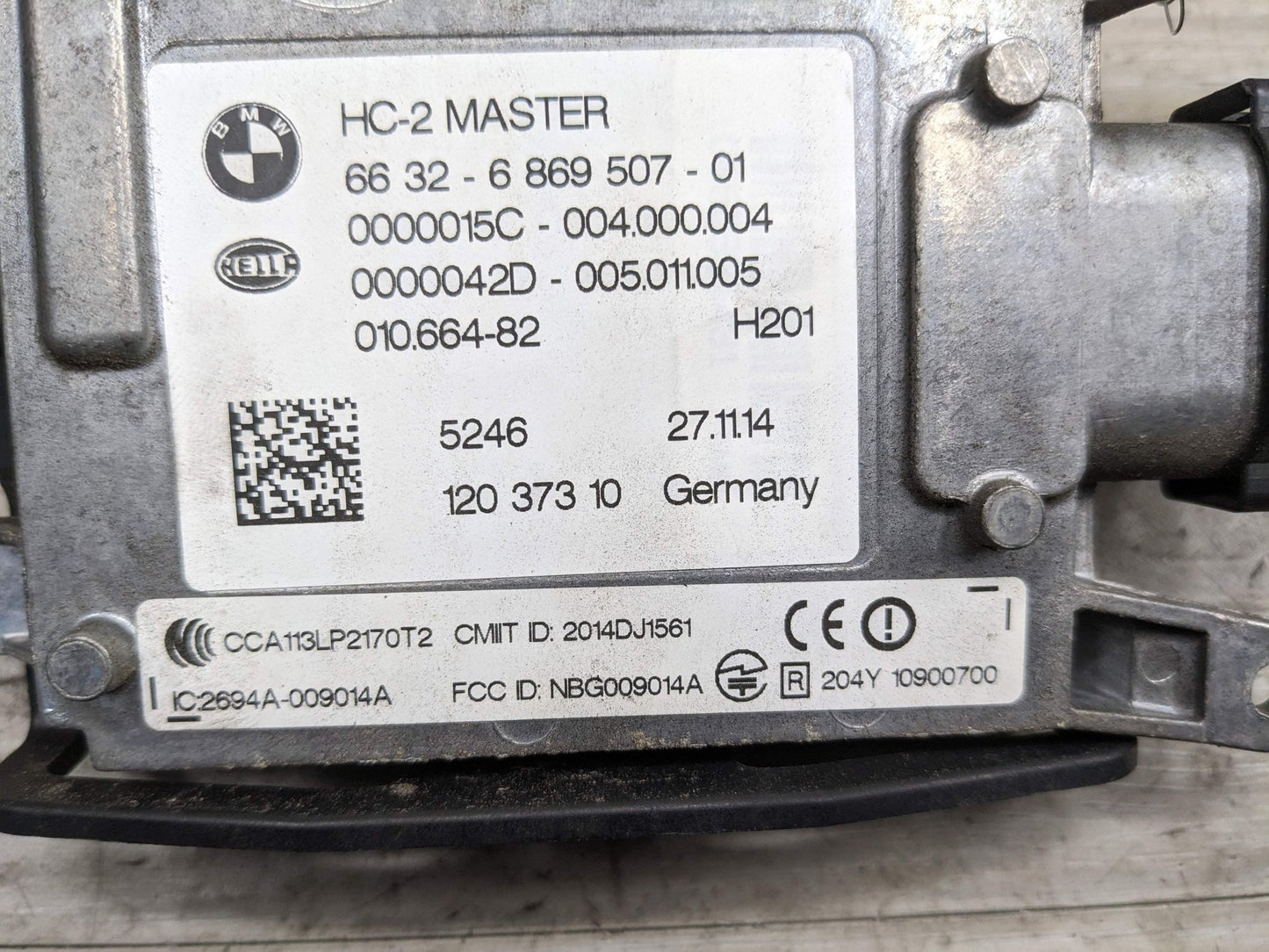 2015 BMW 650i F06 Blind Spot Lane Sensor Radar Module 6869507