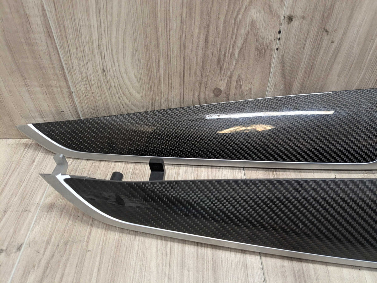 OEM BMW F16 F86 X6 X6M Front Rear Left Right Door Panel Card Trim CARBON FIBER