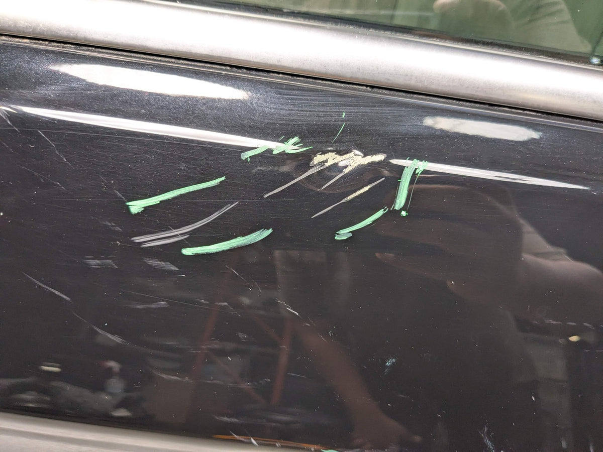 2017 BMW X6 F16 Front Left Driver Door Shell Panel Black SCHWARZ II (668)