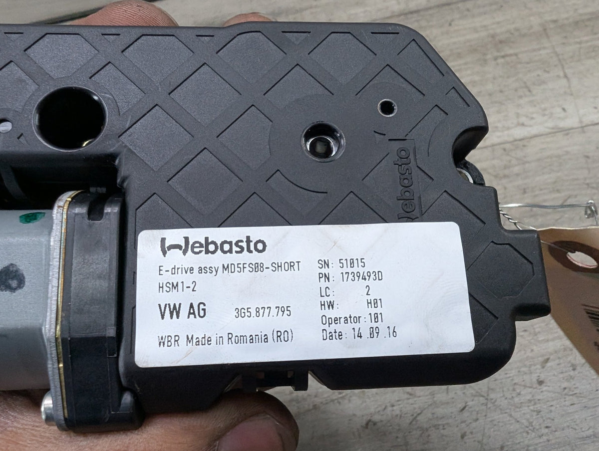 18-25 OEM AUDI VW A4 A6 Q3 Q4 Q5 Q6 Q8 Upper Panoramic Sunroof Motor Actuator