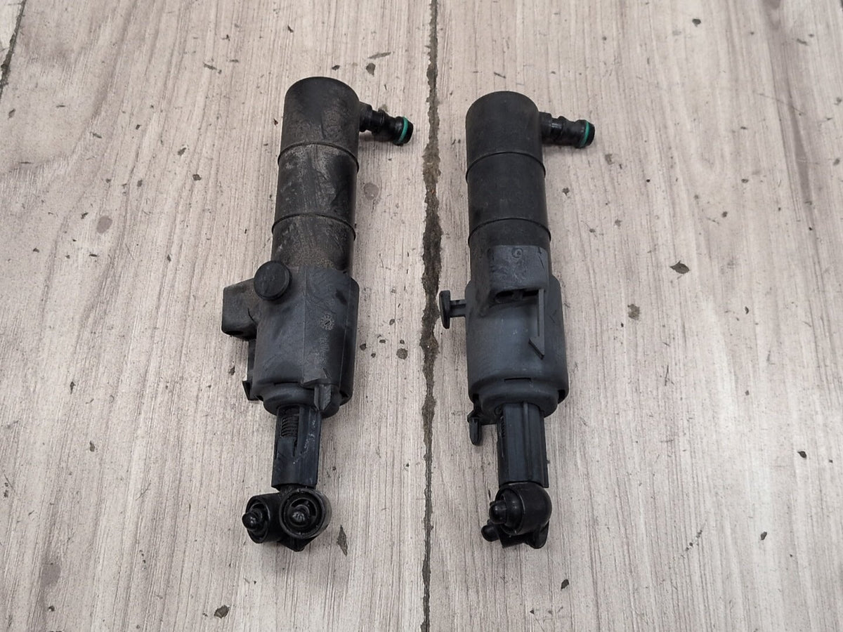 2009-2012 Mercedes E550 W212 Headlight Washer Nozzles Set A2128600147 OEM