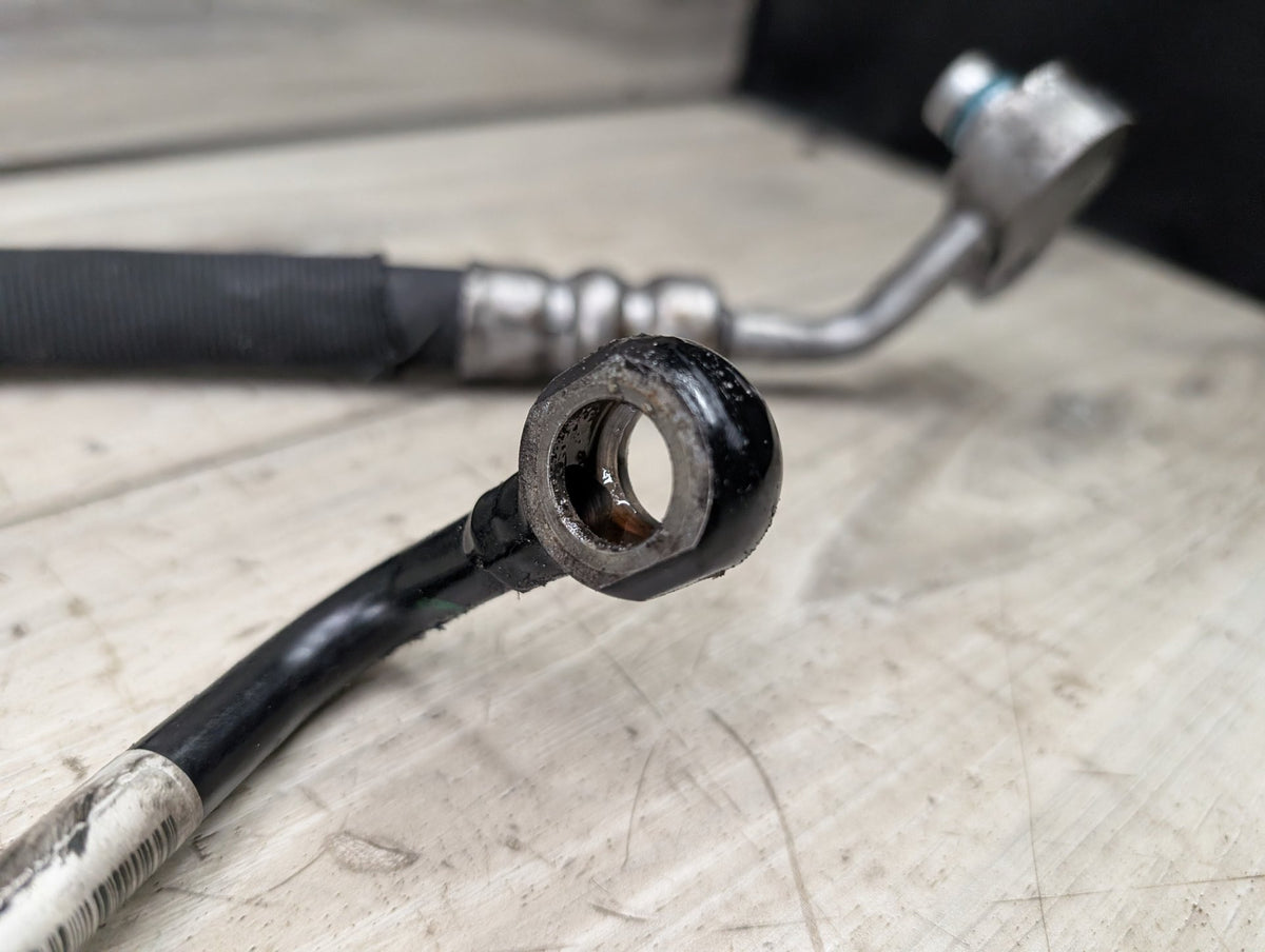 06-14 OEM BMW E70 E71 X5 X6 Power Steering Pressure Fluid Hose Pipe PAIR
