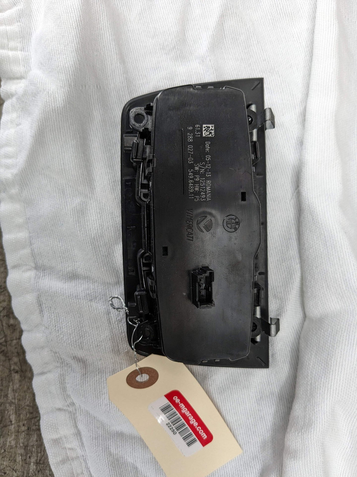 OEM BMW F22 F30 F32 F33 F80 Headlight Switch Control Panel Light Module BLACK
