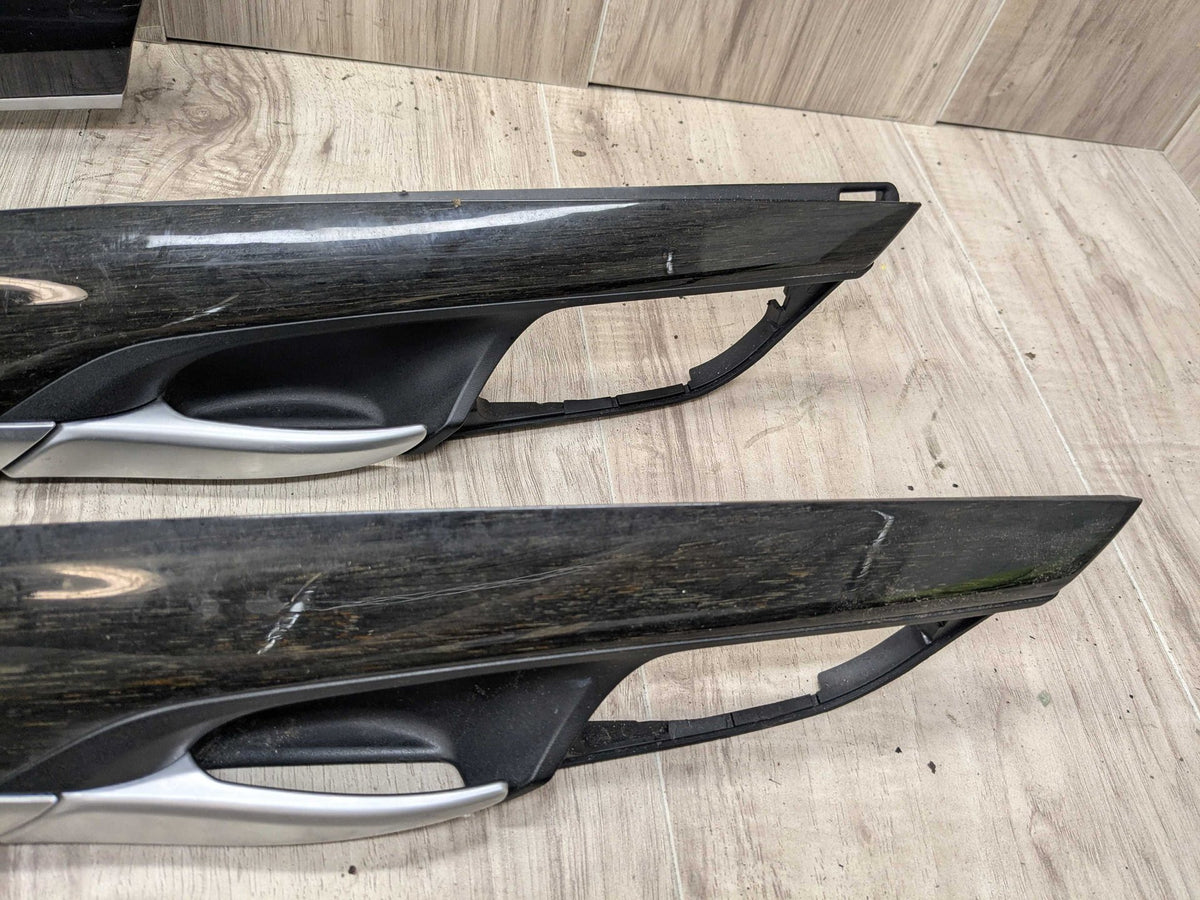 15-19 OEM BMW F16 F86 X6 X6M Dash Door Panel Wood Interior Trim Cover SET