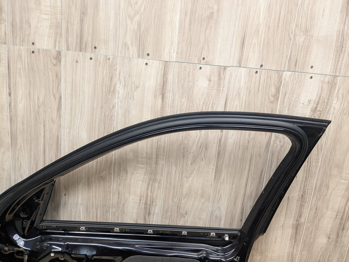 2015 BMW X6 F86 Front Right Passenger Door Shell Panel CARBONSCHWARZ METALLIC (416)