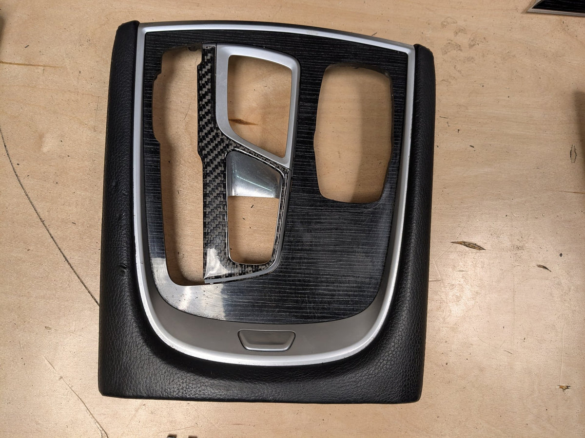 20-22 OEM BMW G12 750 Dash Doors Air Vent Wood Metal Effect Interior Trim SET