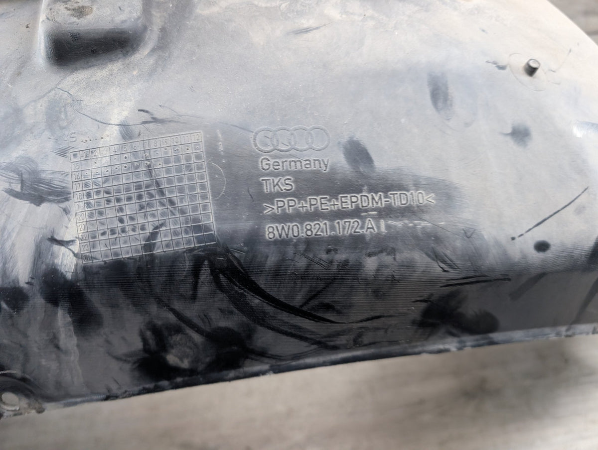 2017 Audi A4 B9 Front Left Driver Wheel Fender Liner Splash Guard 0 17-19 OEM AUDI A4 S4 S7 Front Left Driver Fender Liner Wheel Splash Guard OEM