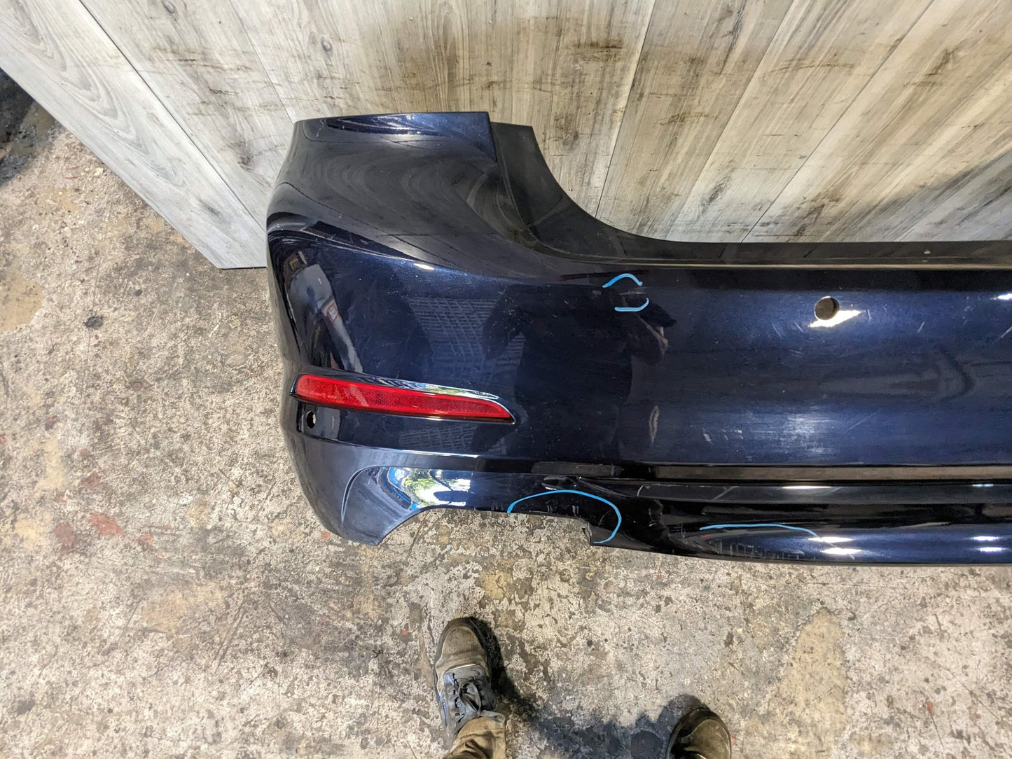 17-20 BMW G30 530 540 Rear Bumper Cover Panel BLUE A89
