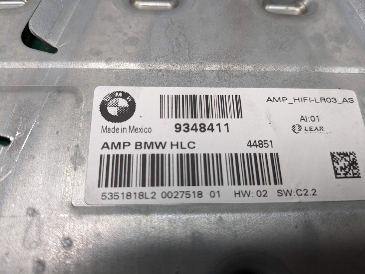 OEM BMW F25 X3 28iX 35iX Hi-Fi HiFi Stereo Audio Amplifier Amp